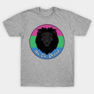 An Tir Pride - Polysexual - Populace Badge Style 2 T-Shirt